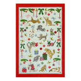 Ulster Weavers Christmas Cats Tea Towel Multi-Coloured