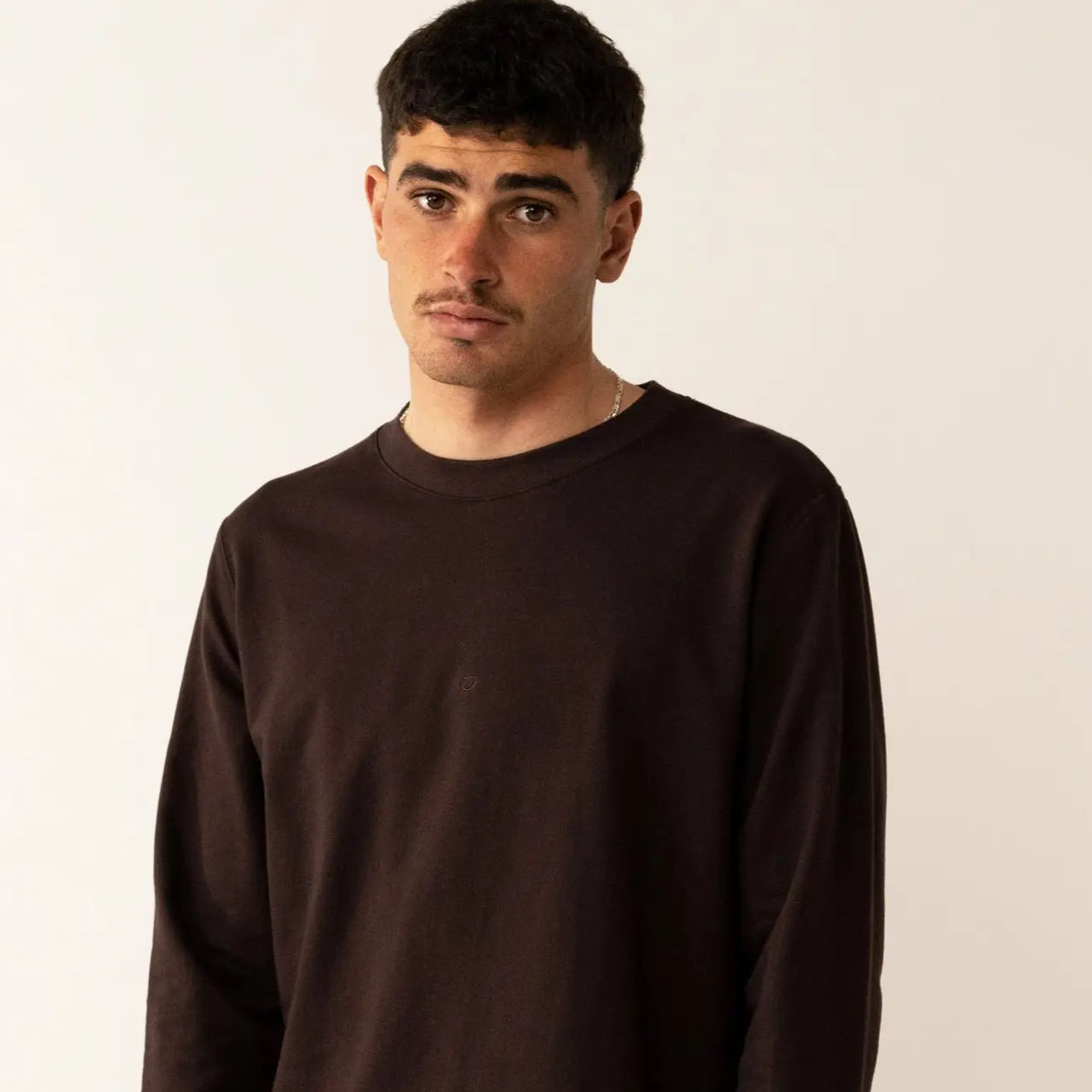 French Terry Top by Bandsome - Chocolate