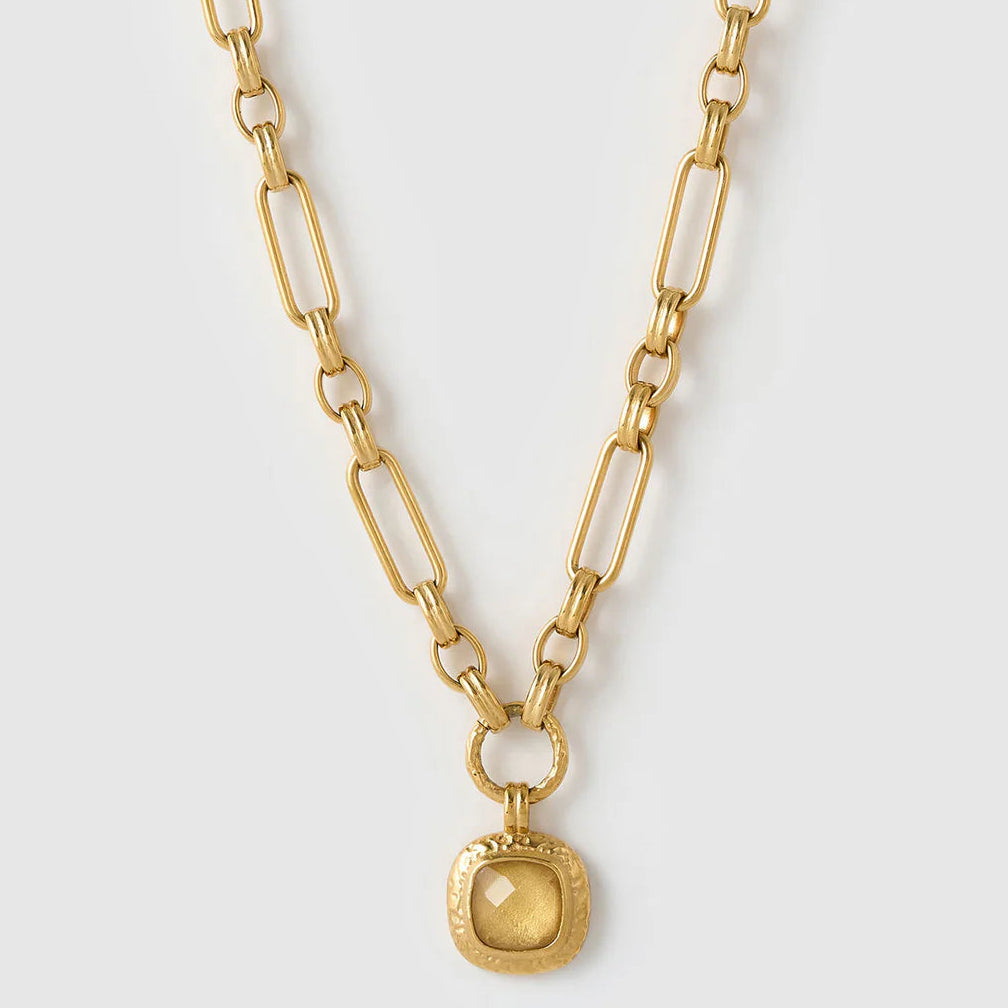 Mason Necklace - Citrine by Arms of Eve