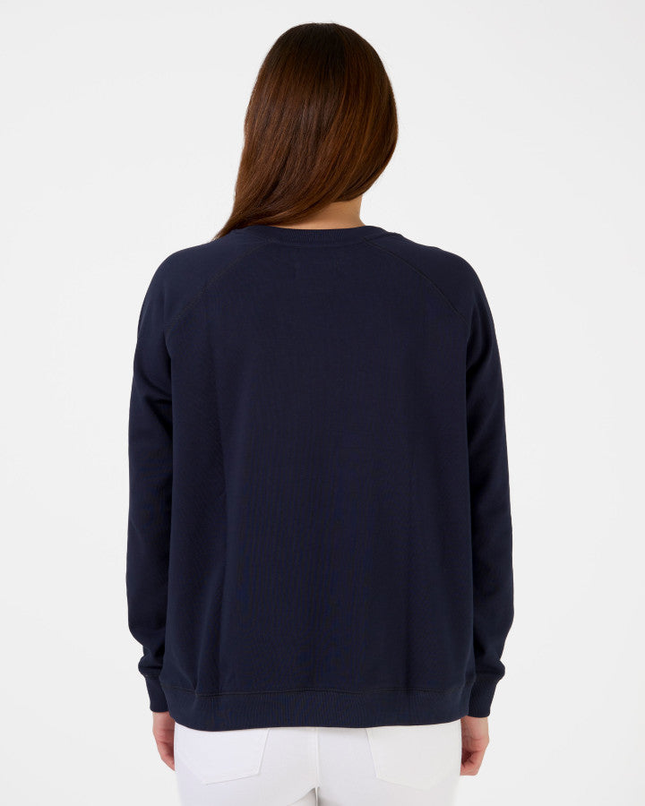 Classic Logo Sweater by Stella & Gemma - Navy     - Stella & Gemma