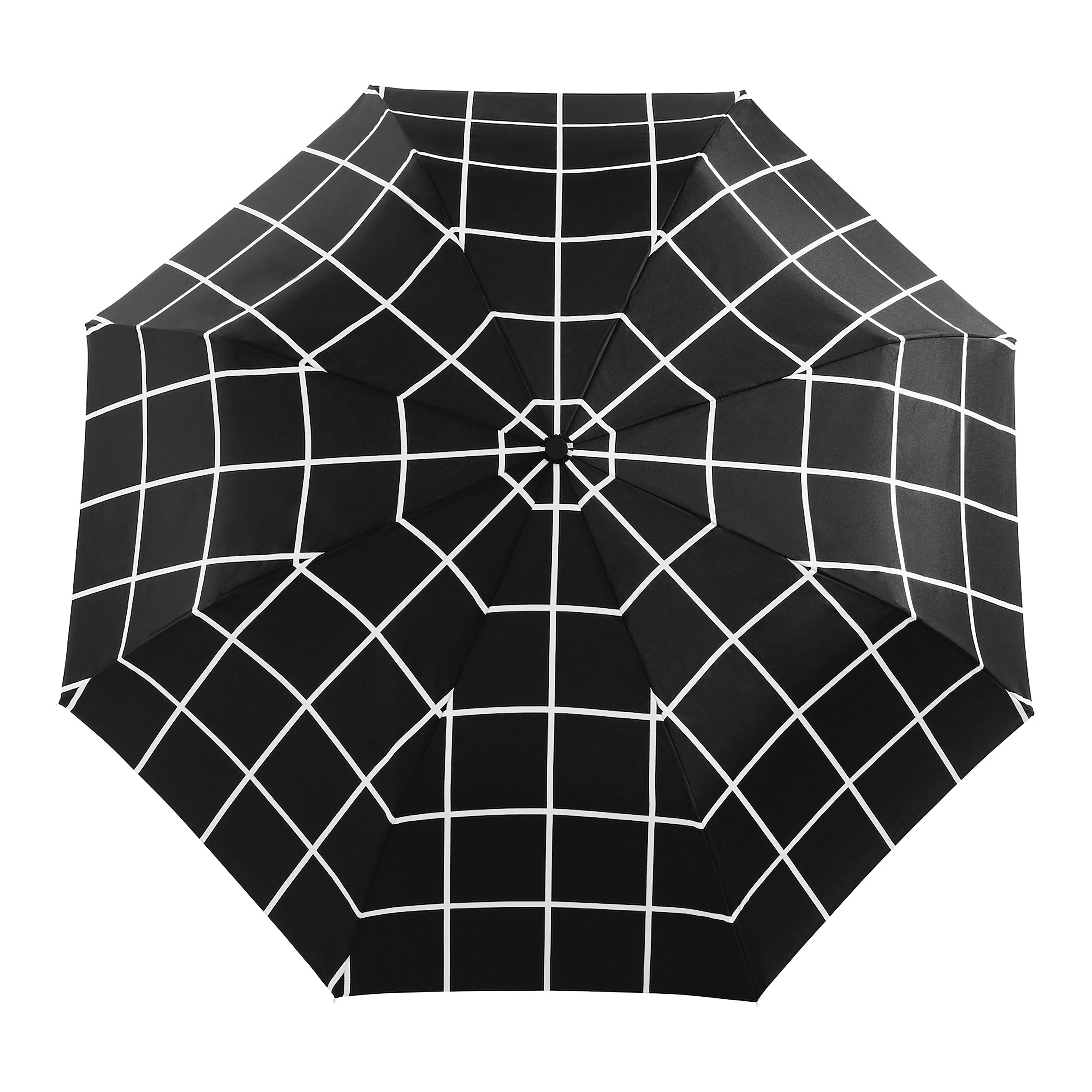 Duck Umbrella Compact (Black Grid) by Original Duckhead