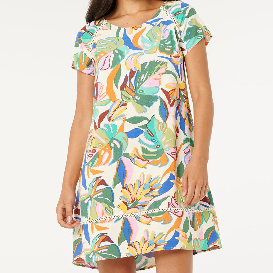 Sunset Luau Shift Dress by Rip Curl