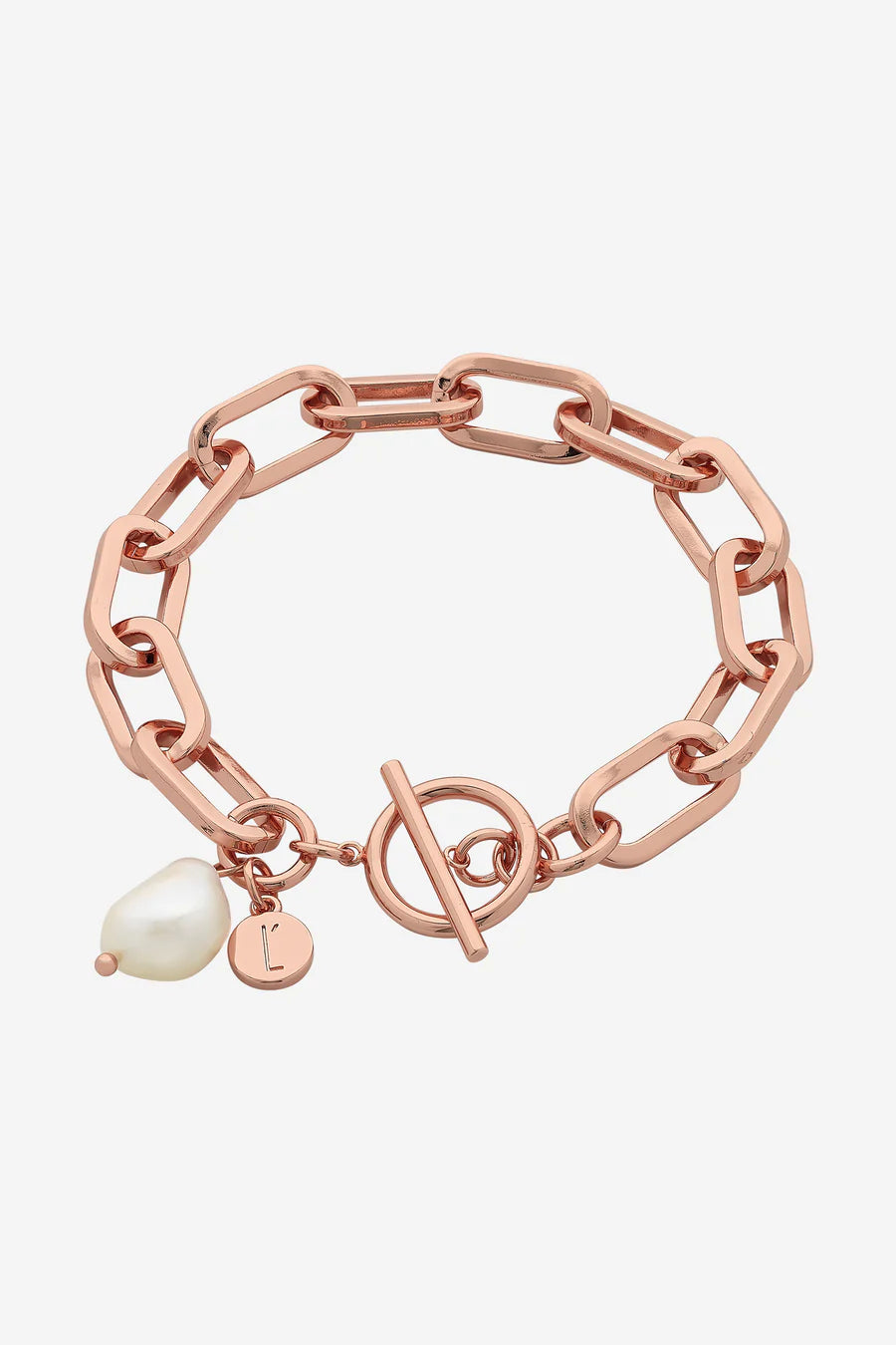Bracelet - Darcy - Rose Gold & Pearl by Liberte