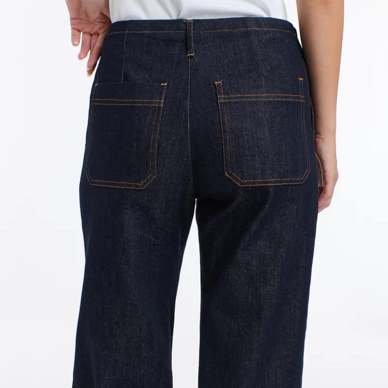 Misha drawcord Denim pants by 365 Days