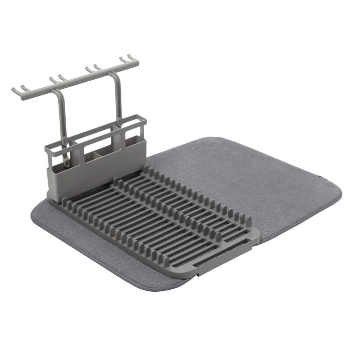 Udry dish rack with dry mat by Umbra