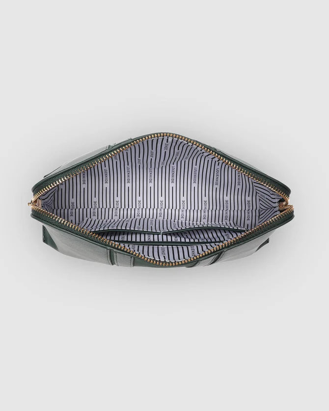 Dulcie Makeup Bag by Louenhide - Forest Green