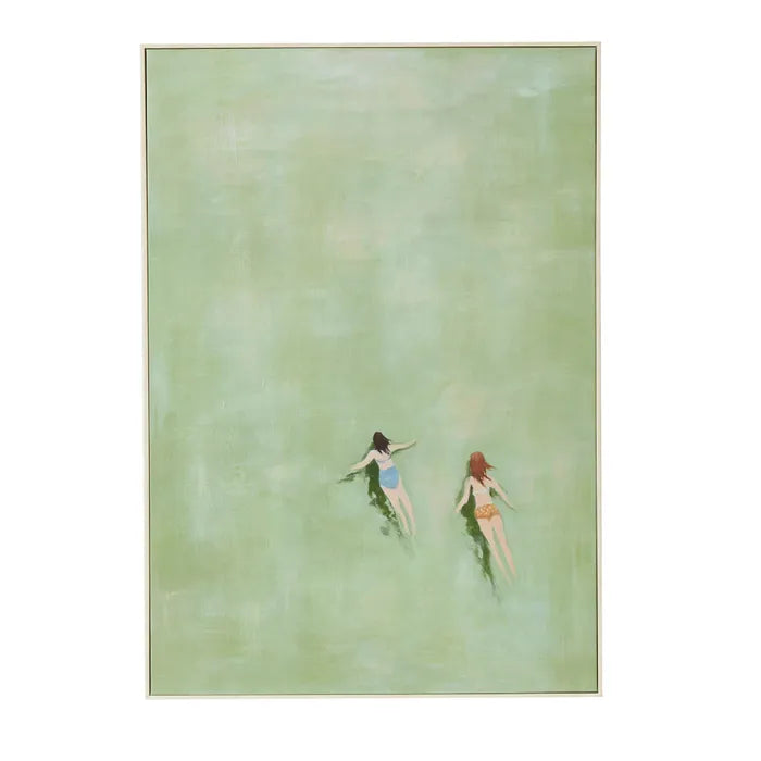 Moama White Wash Frame Oil Paint by Coast to Coast