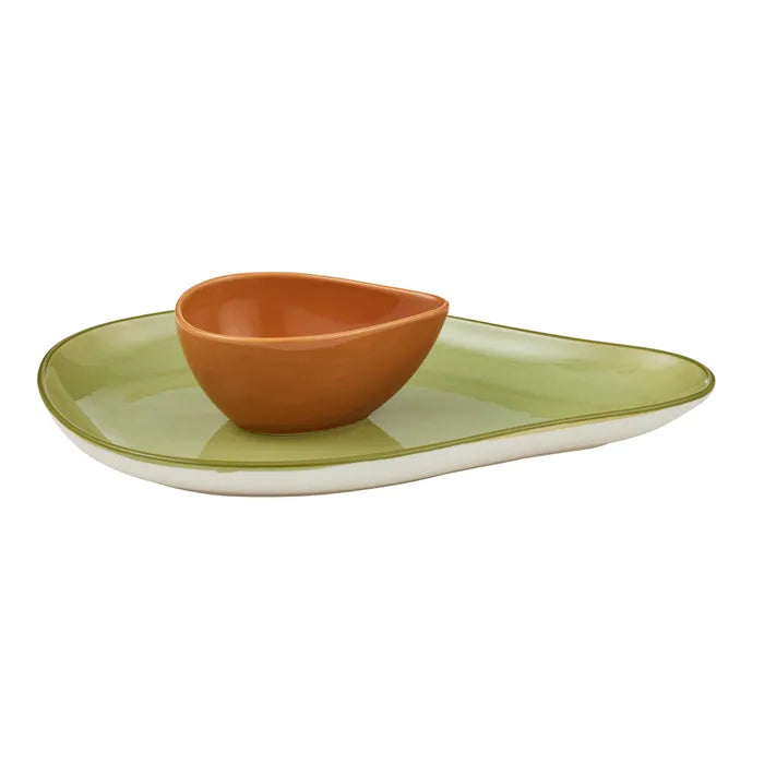 Guac S/2 Ceramic Chip n Dip by Coast to Coast
