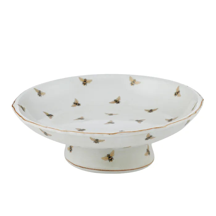 Apiary Cer Footed Plate by Coast to Coast