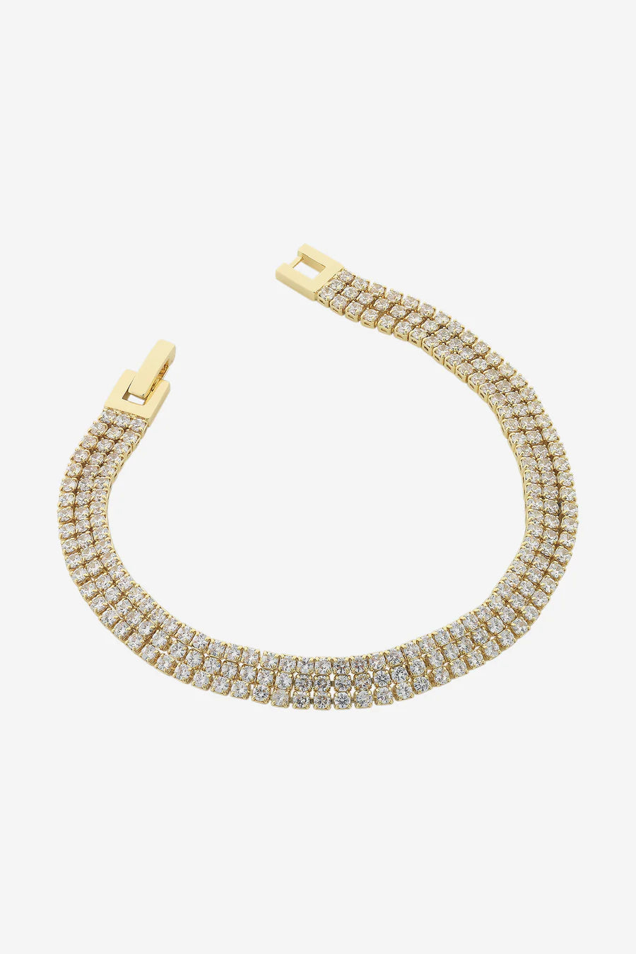 Bracelet - Fame - Gold Diamante by Liberte