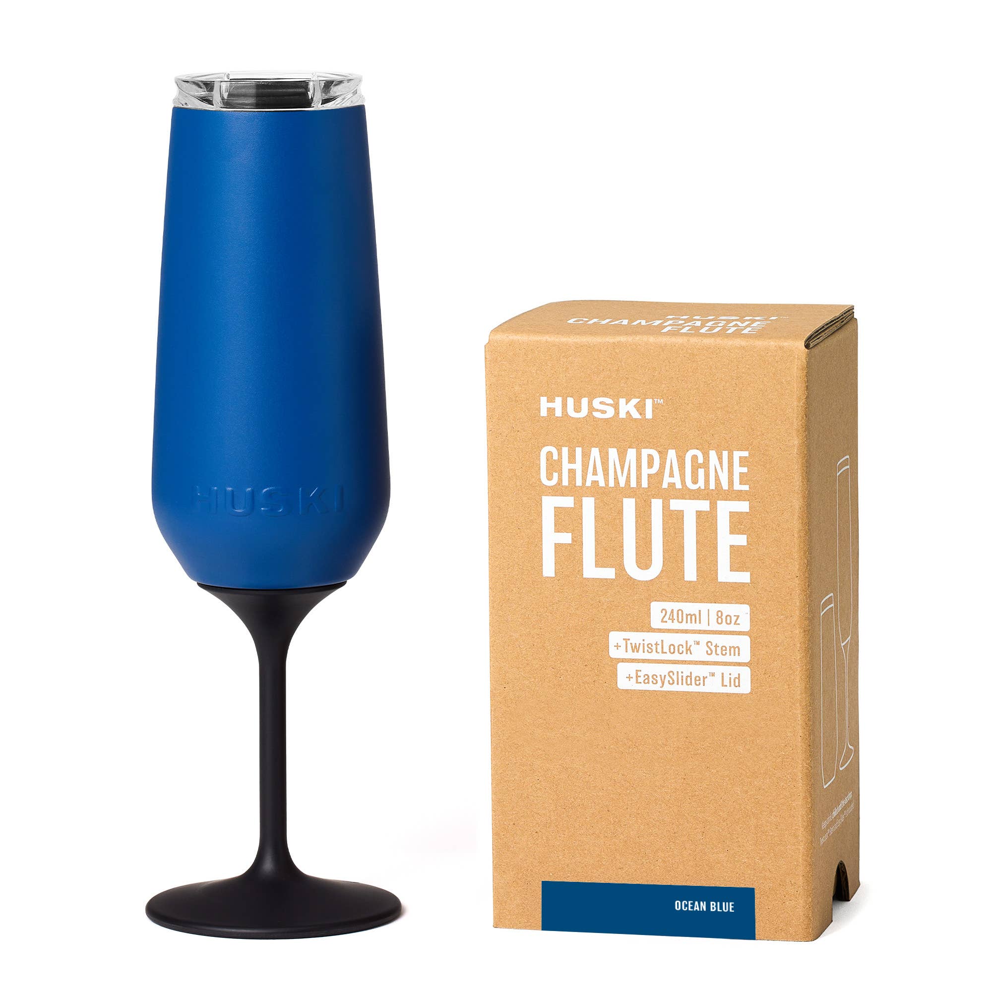 Huski Champagne Flute - Ocean Blue (Limited Release)