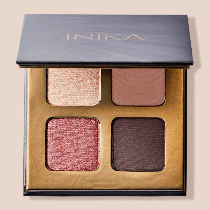 Quad eyeshadow palette by Inika Organic - Flowers