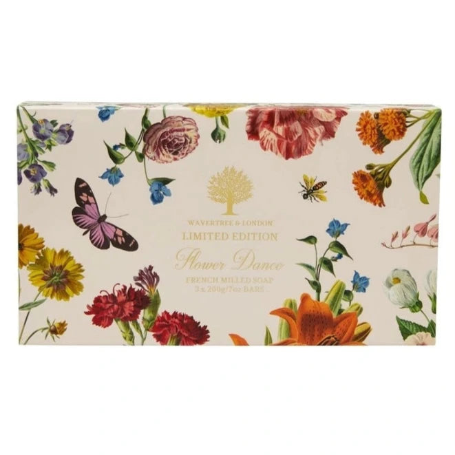 Trio Soap Flower Dance by Wavertree & London  - Summer Rain/Petals/Flower Dance