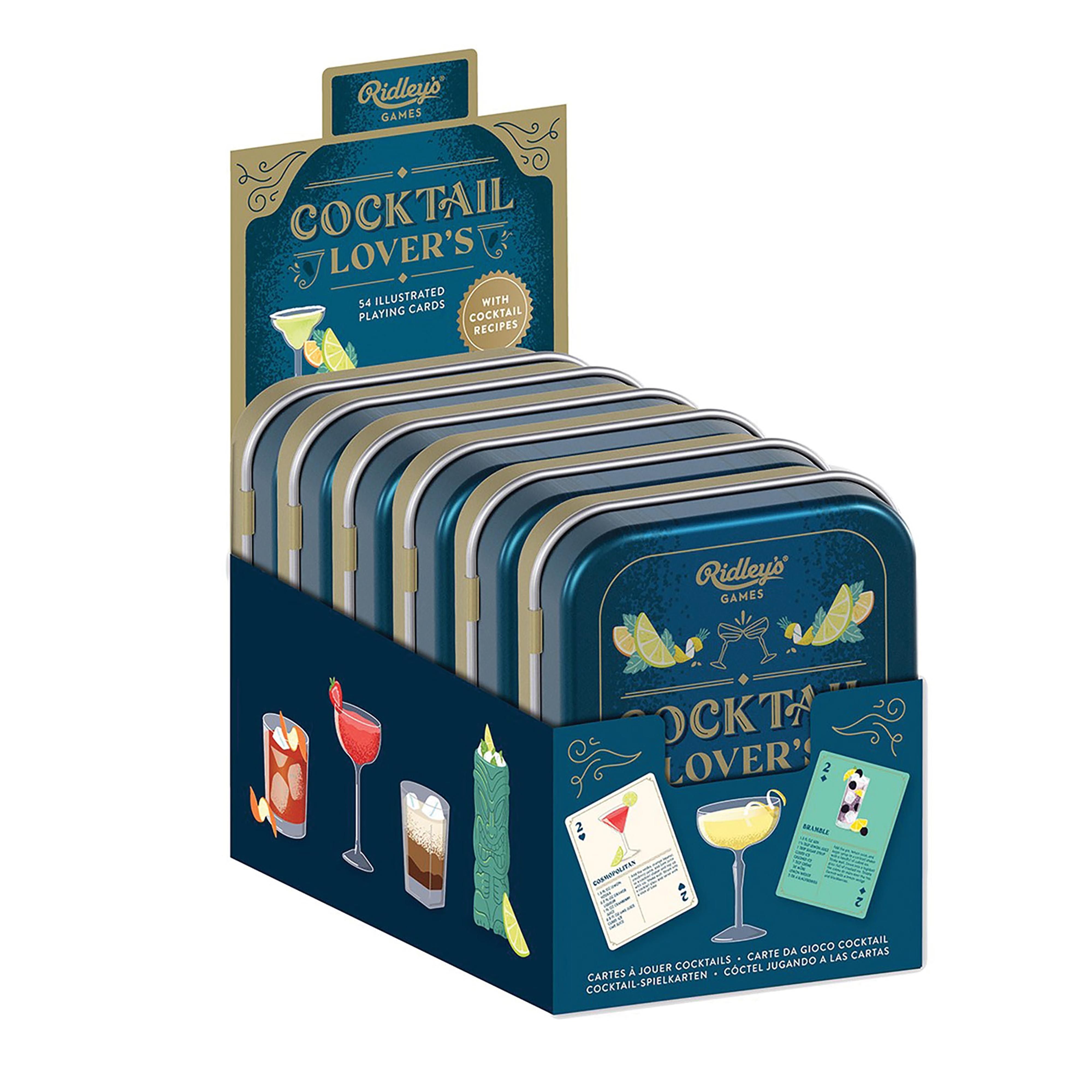 Cocktail Lovers Playing Cards by Ridley's
