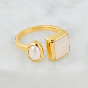 Hariette ring by Zafino - Pearl and Mother of Pearl