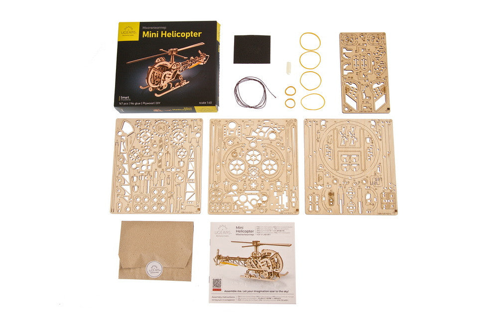 Mini Helicopter by Ugears