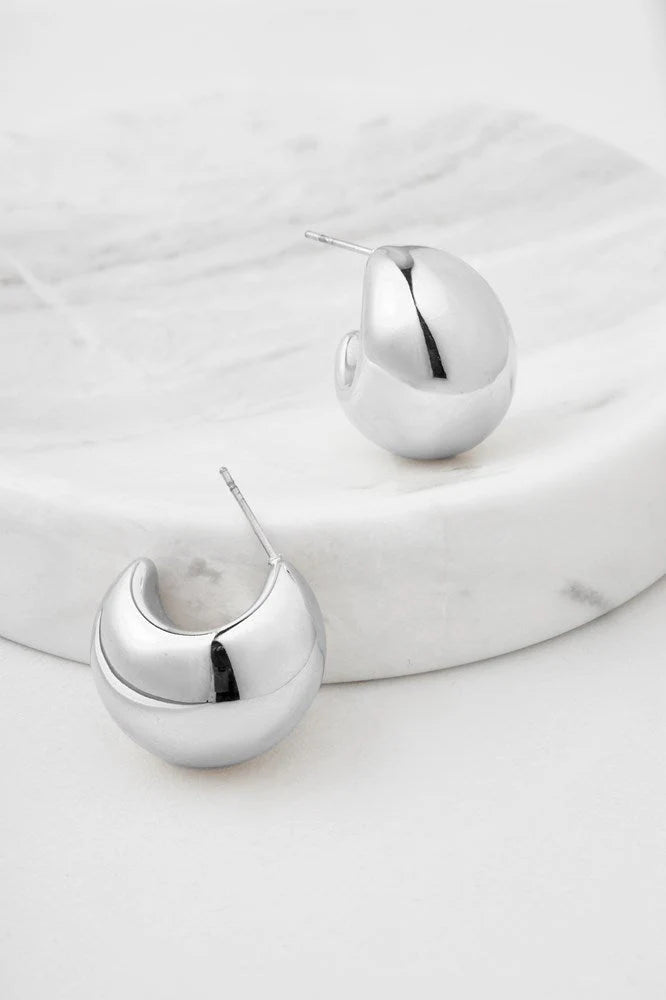 Hailey Hoop by Zafino- Silver