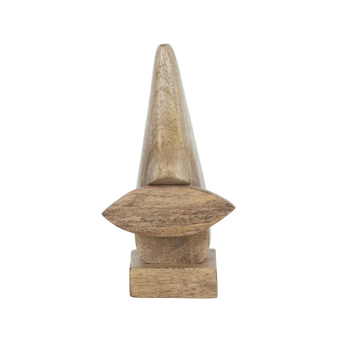 Hers Wood Glasses Holder 8x17cm Natural by Coast to Coast
