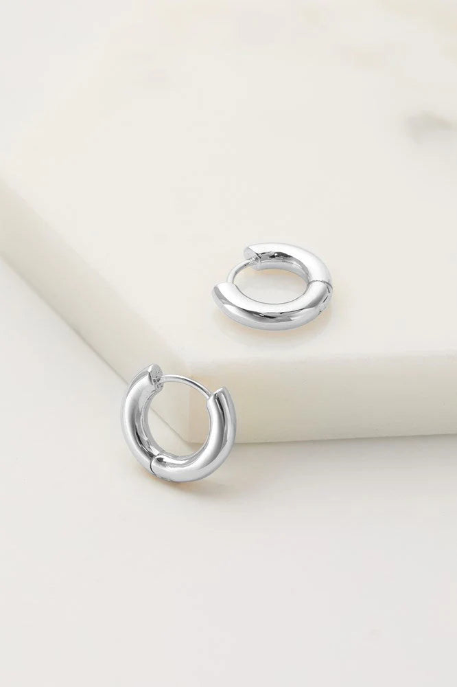 Kendall Hoop Small by Zafino- Silver