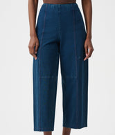 Knit Denim Culotte Pull-On Pants by Joseph Ribkoff