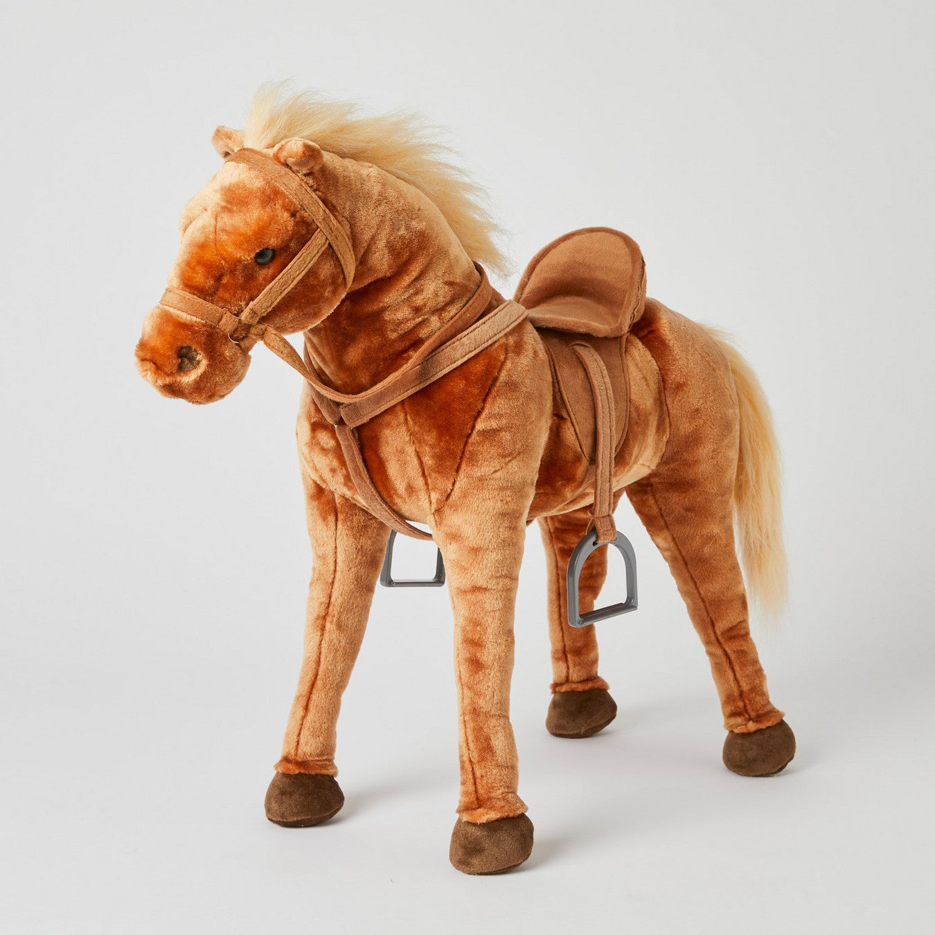 Large Standing Horse by Jiggle and Giggle - Brown