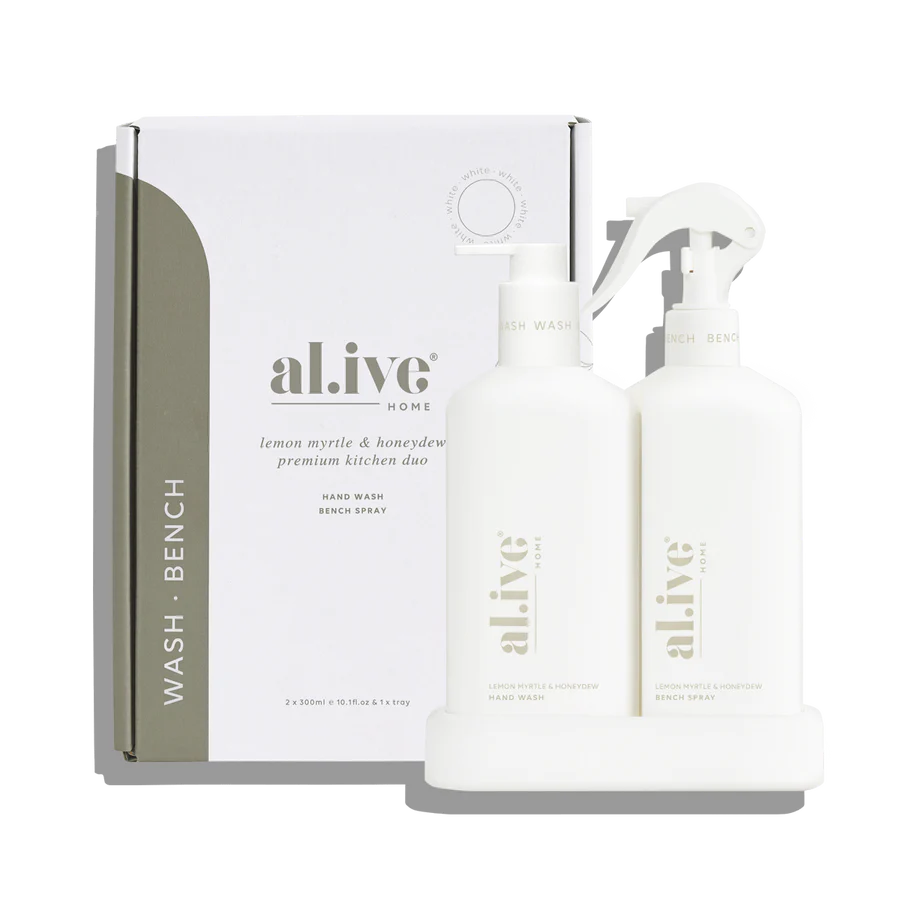 Kitchen Duo by Al.ive - Hand Wash & Dishwashing Liquid Lemon Myrtle