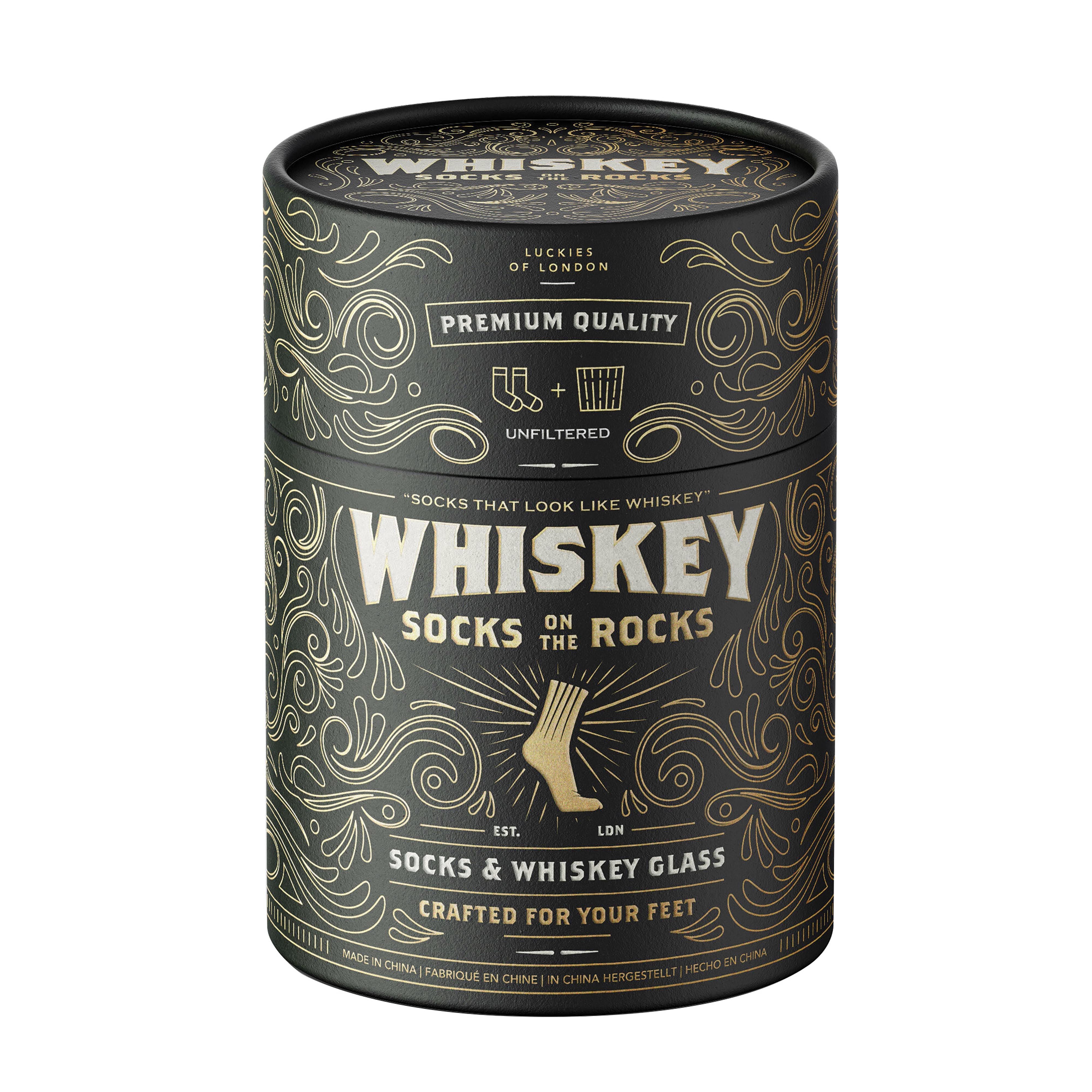 Whisky Socks on the Rocks by Luckies