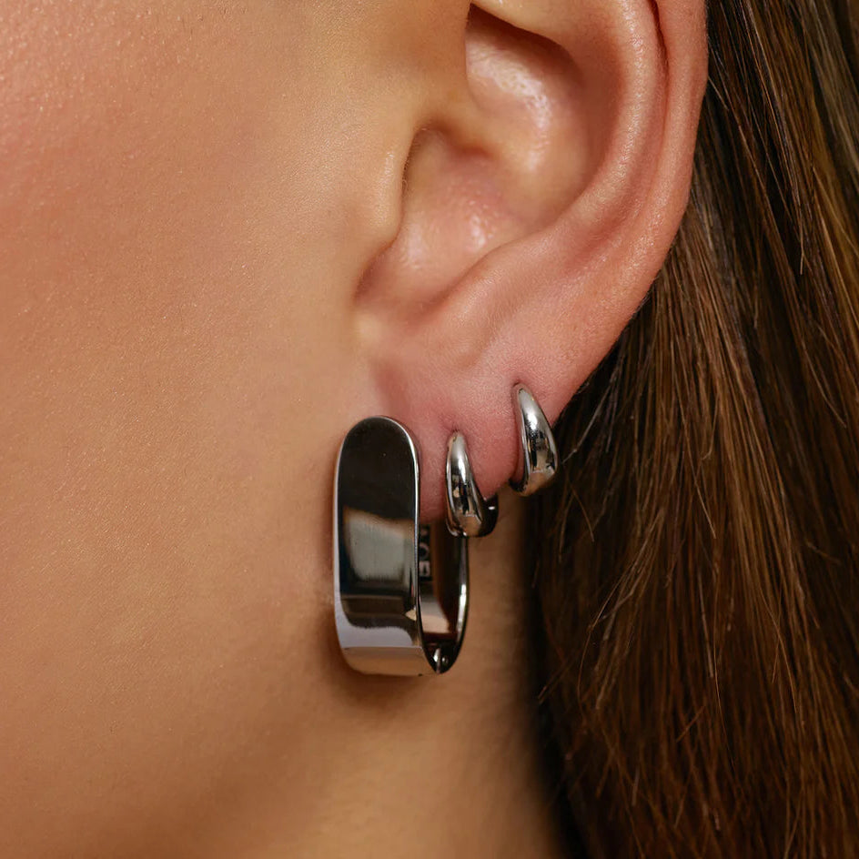Lucy Silver Earrings by Arms of Eve