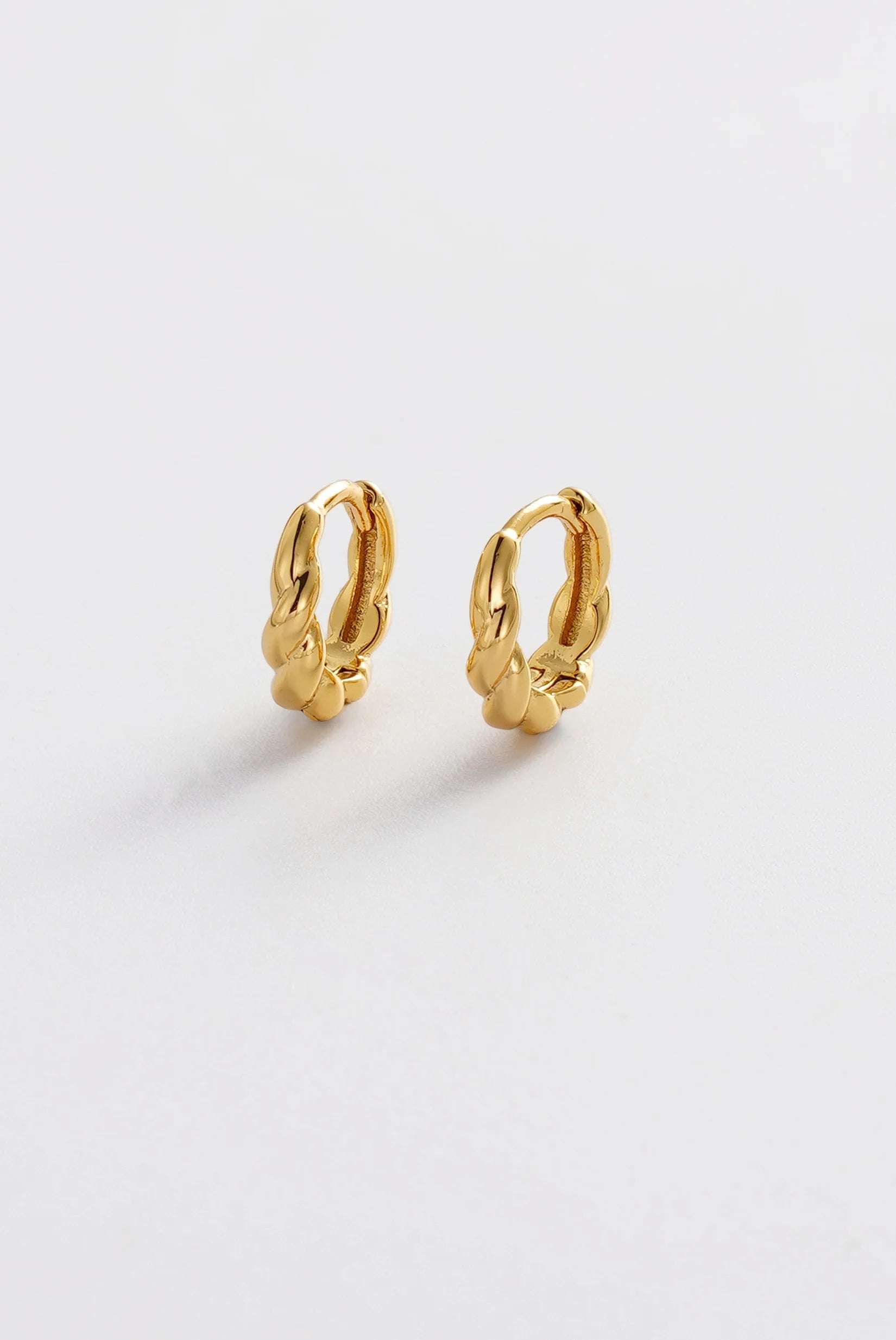 Marley Huggie Earring (Gold) by Zafino
