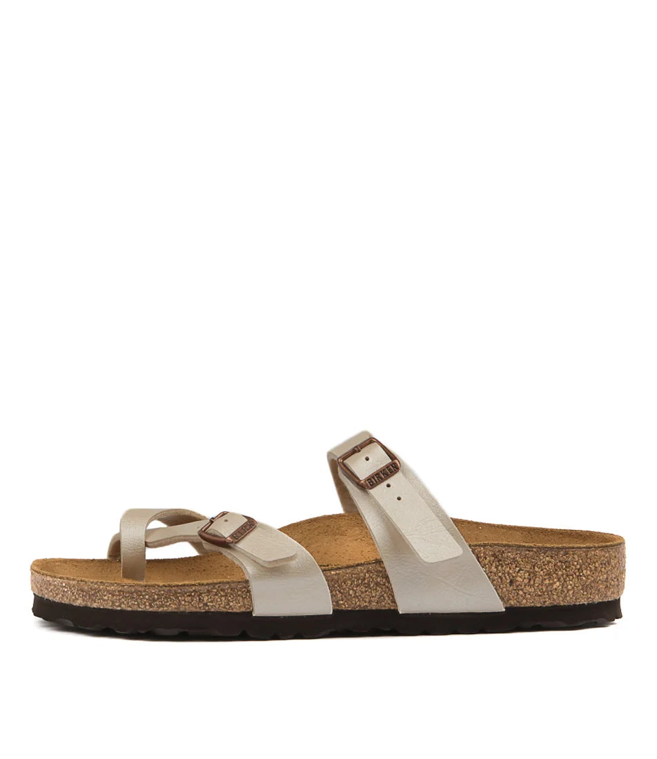 Mayari Graceful Pearl White Birko-Flor Regular by Birkenstock