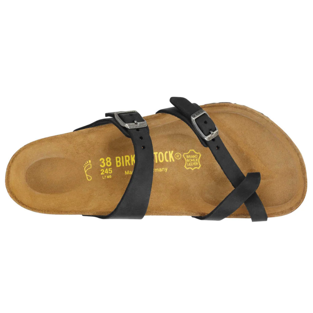 Mayari Black Oiled Leather by Birkenstock