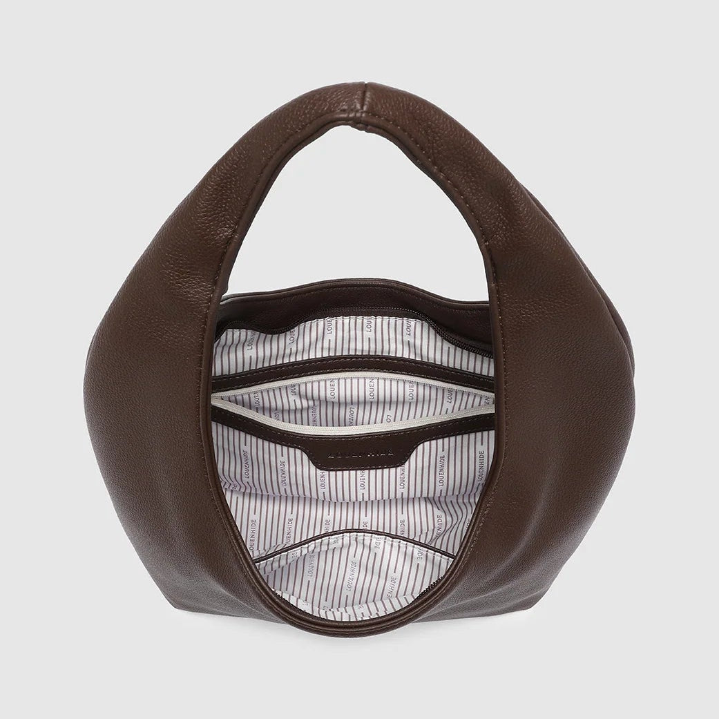 Mini Monaco Shoulder Bag by Louenhide - Chocolate