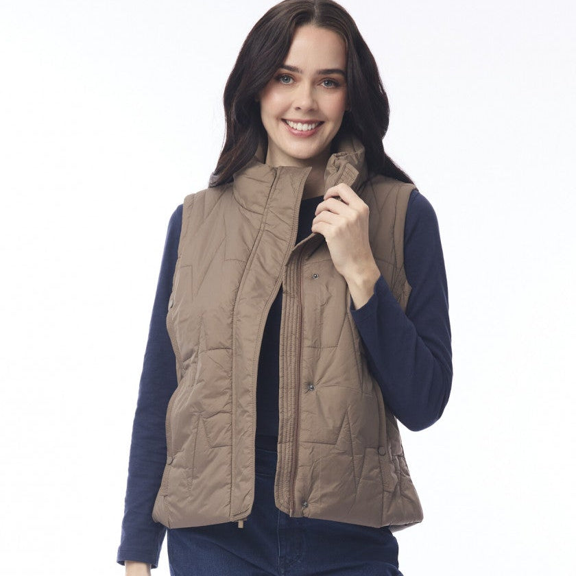 Sleeveless Puffer vest by Orientique