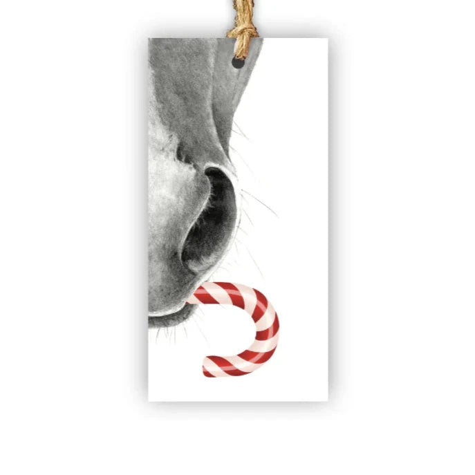Christmas Tags by Cathy Hamilton Artworks - Horse