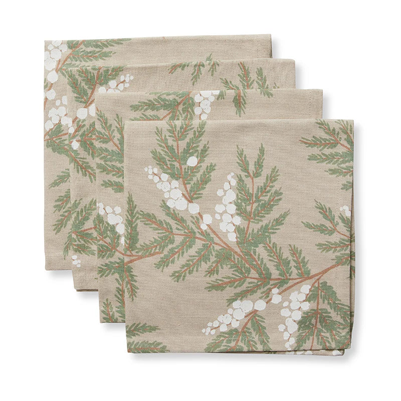 Snowberry Napkin set of 4 by Madras Link