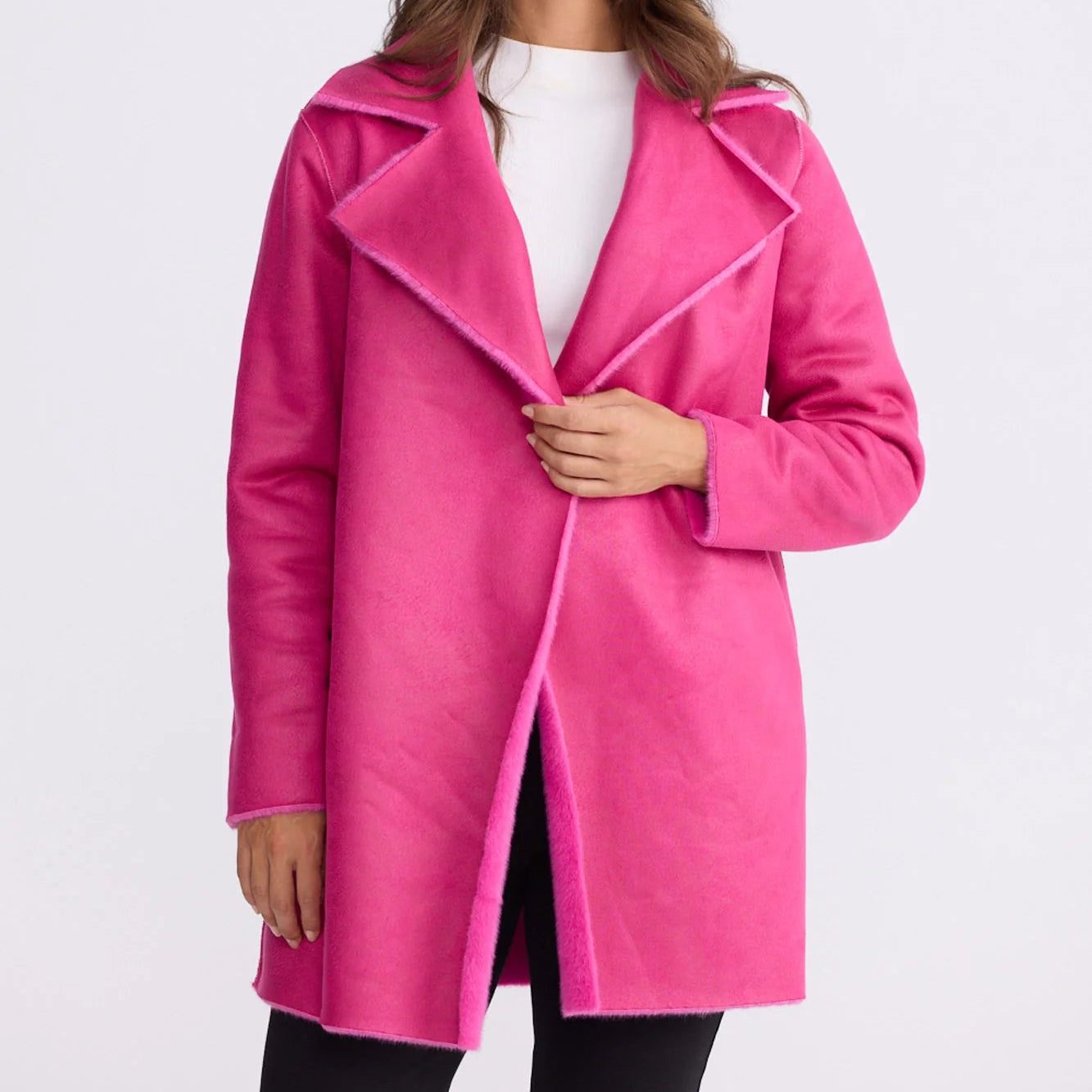 Odette Faux fur coat - Reversible by Brave & True