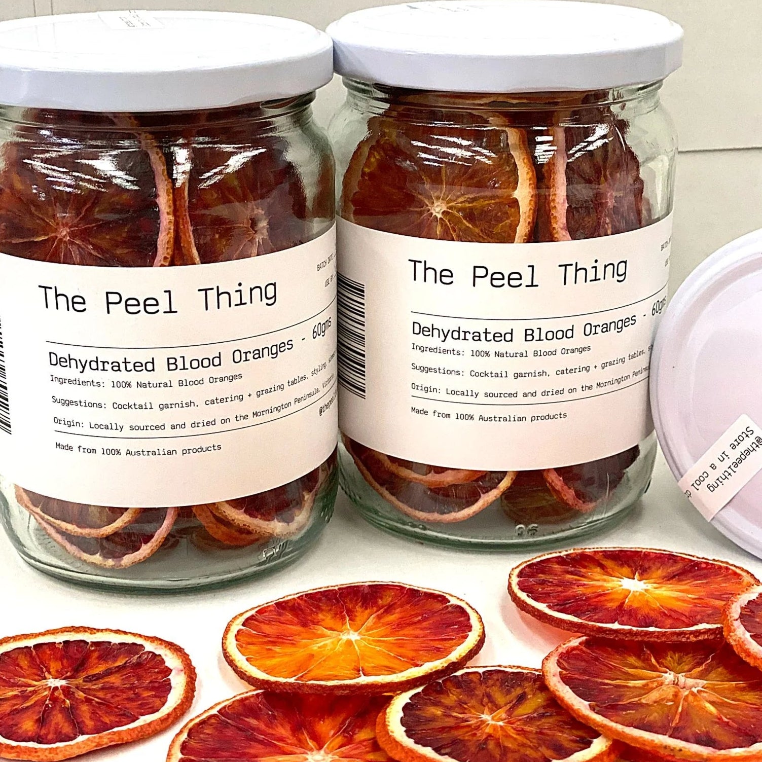 Natural Dehydrated Blood Oranges by The Peel Thing