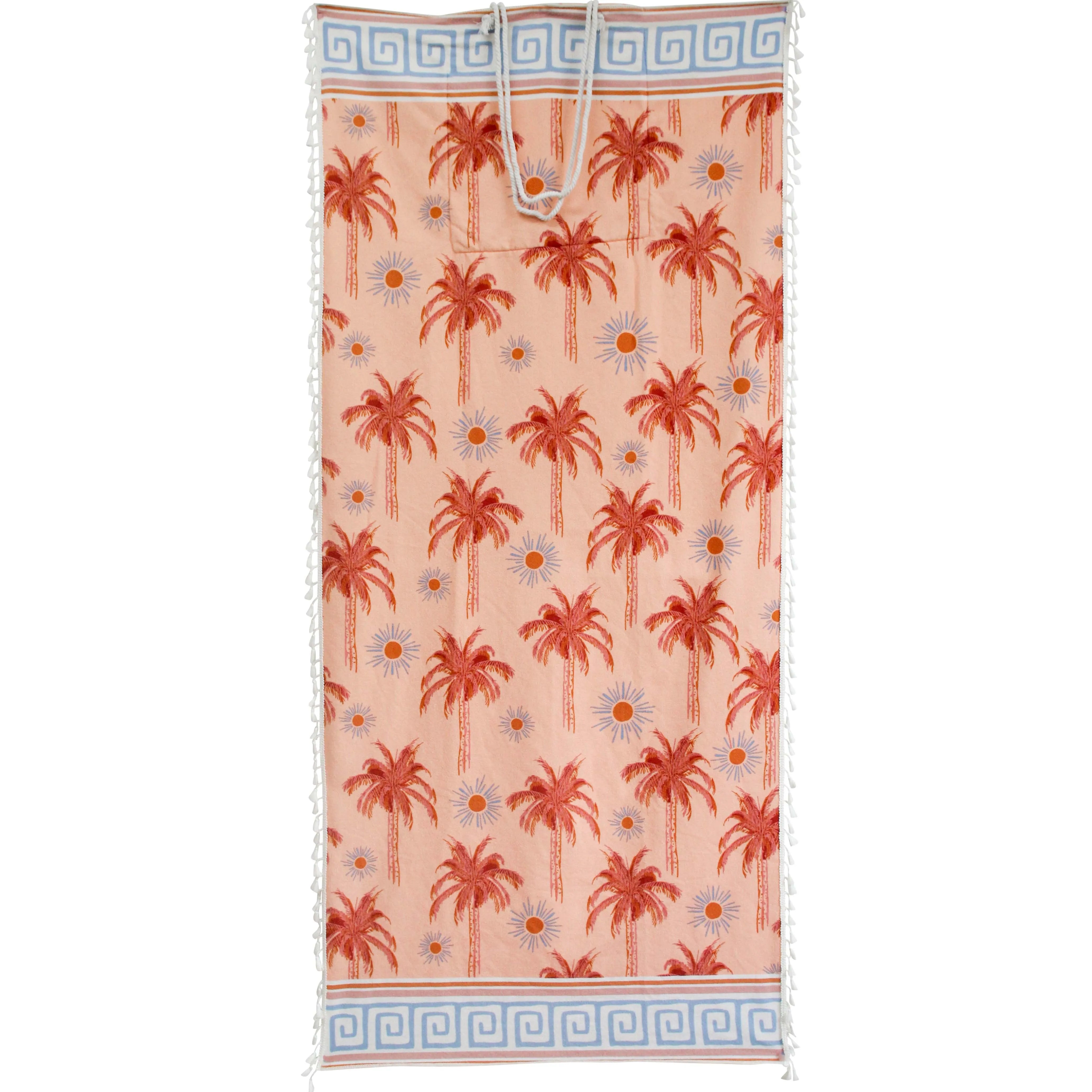 Beach Towel in bag by Lavida - Palms