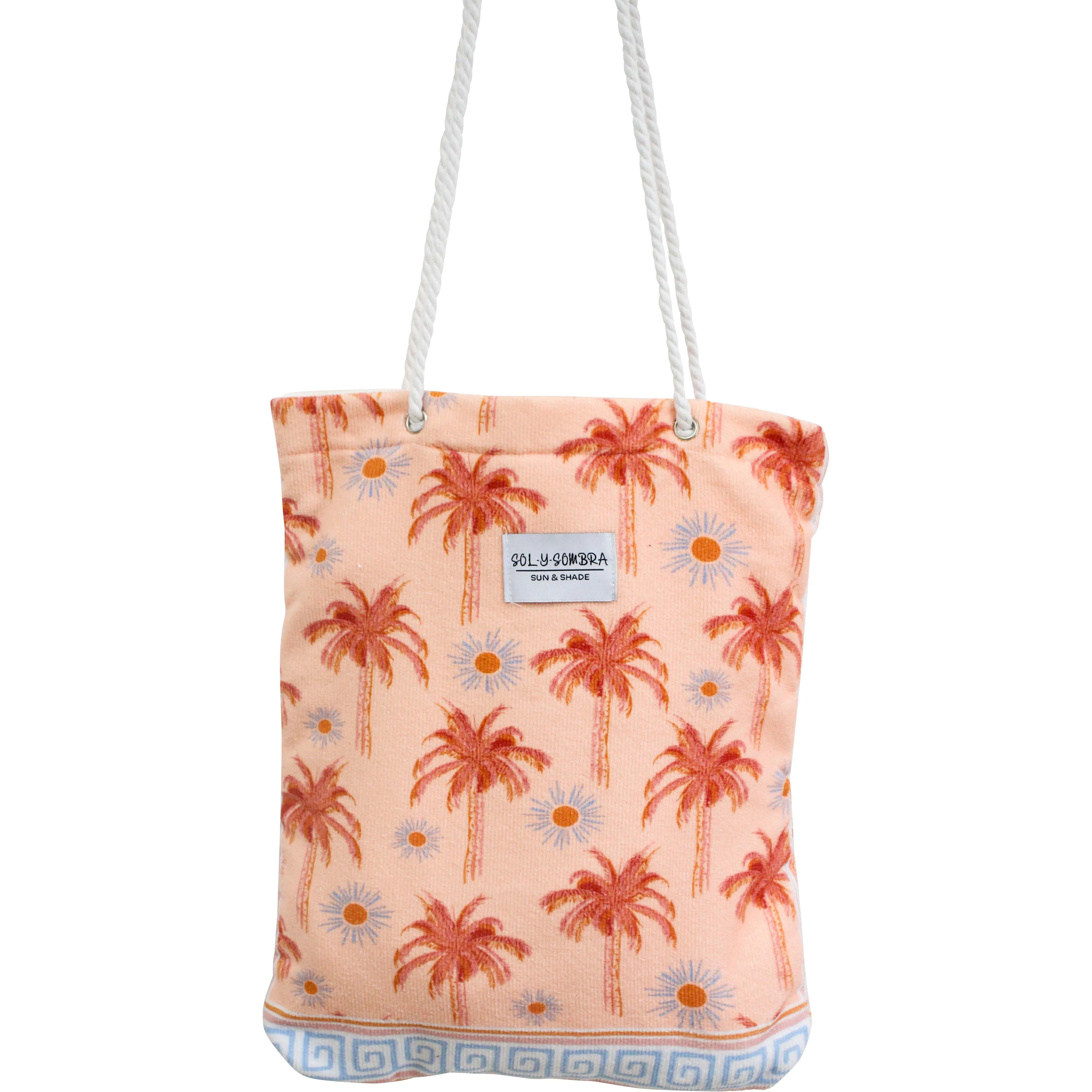 Beach Towel in bag by Lavida - Palms