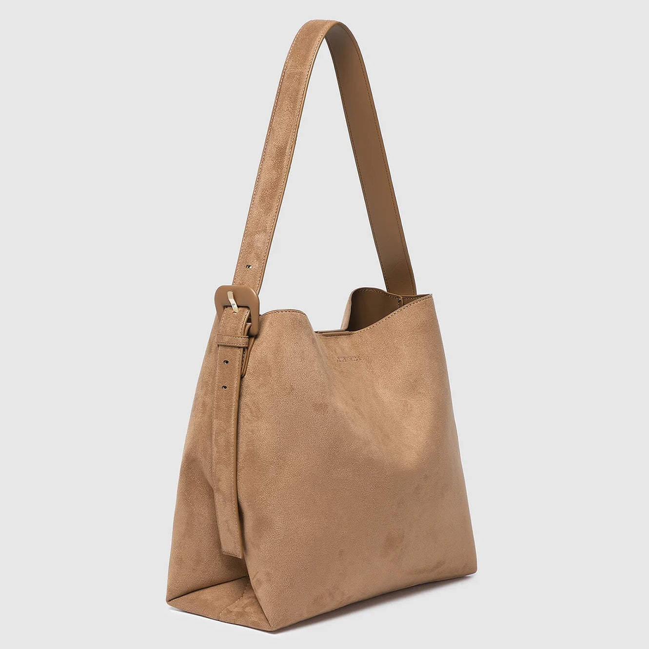 Peyton Suedette everyday Pouch Set Shoulder Bag by Louenhide