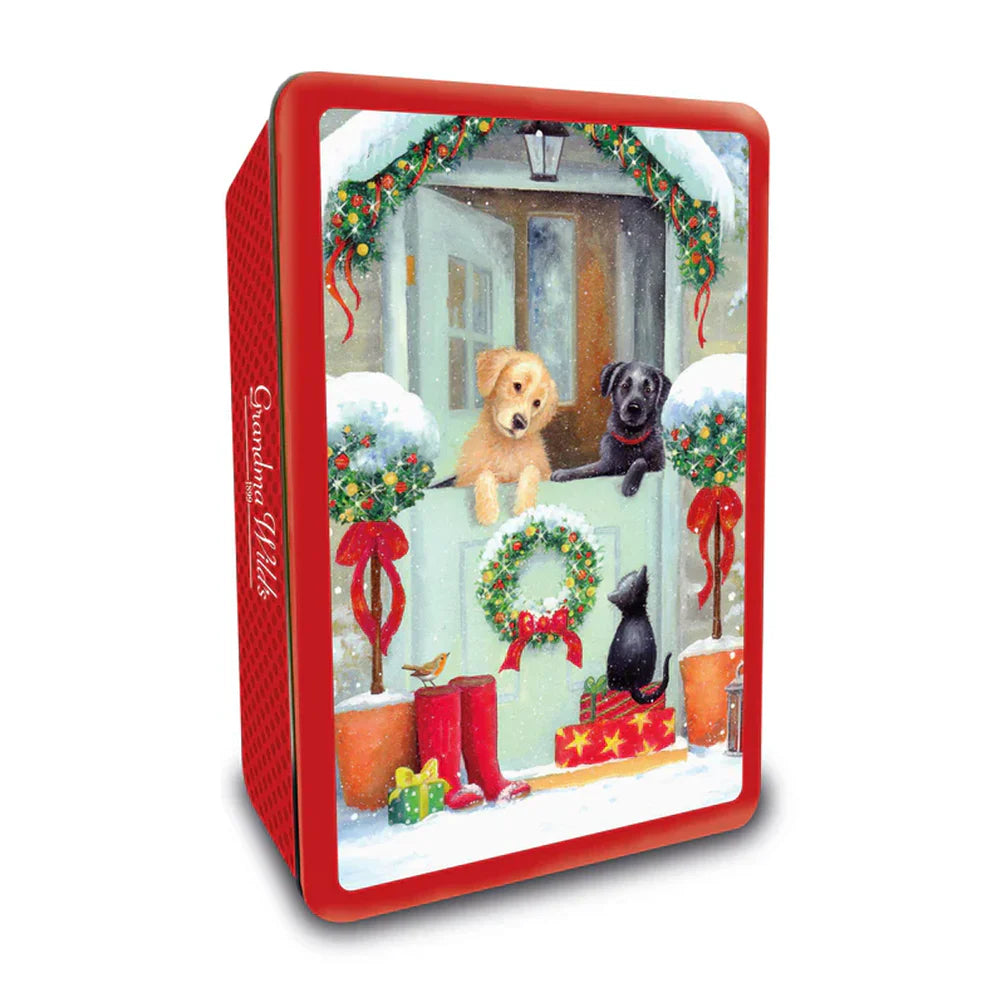 Grandma Wild Christmas Puppies at the Door Tin 300g by Gourmet & LIfestyle Brands