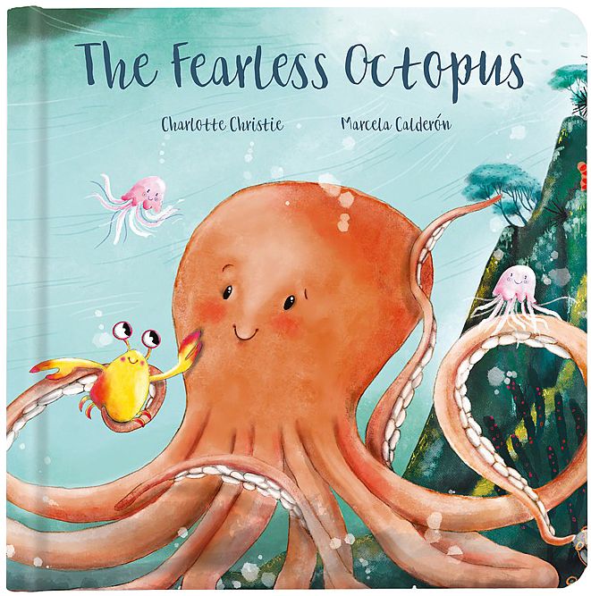 The Fearless Octopus Book by Jellycat