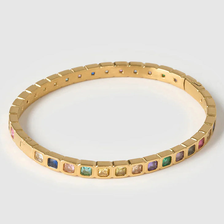 Quinn Gold Cuff - Multi by Arms of Eve