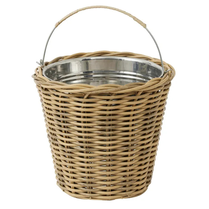 Vino PE Rattan Cooler 35x33cm Natural by Coast to Coast