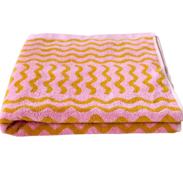 Ripple Bath Towel by Mosey Me