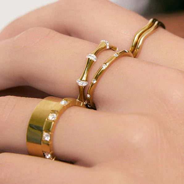 Electra Gold Ring by Arms of Eve