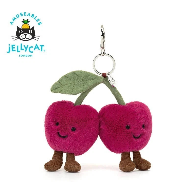 Amueseables Cherries Bag Charm by Jellycat