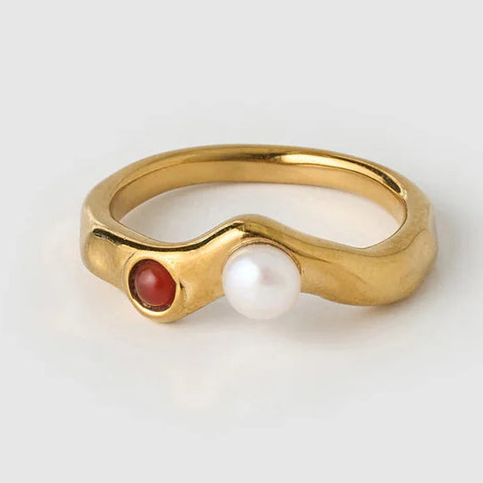 Ruben Gold Ring by Arms of Eve