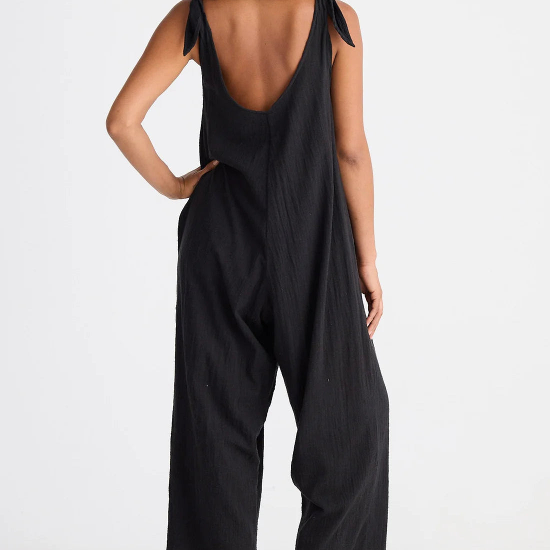 Sardinia Jumpsuit by The Shanty - Black