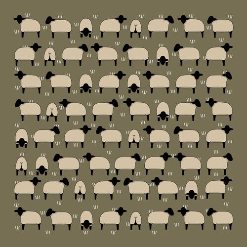 Black Face Sheep cotton hanky by Red Tractor Designs